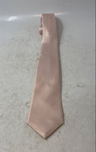 Load image into Gallery viewer, Pronto Uomo Mens Pink Satin Formal Keeper Loop Adjustable Pointed Tie