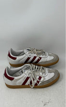 Load image into Gallery viewer, Adidas Boys Samba OG IE1330 White Red & Brown Leather Sneakers Shoes Size 4.5