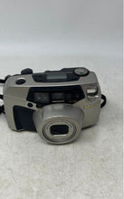 Load image into Gallery viewer, Pentax Silver Black 35mm Point & Shoot Film Camera With Strap Not Tested