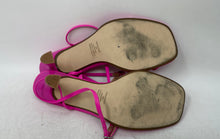 Load image into Gallery viewer, Steve Madden Womens Zarya Pink Leather High Heel Ankle Strap Sandals Size 8M