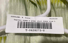 Load image into Gallery viewer, Express Womens Green Tie-Dye Sleeveless Tiered Short Mini Dress Size Large