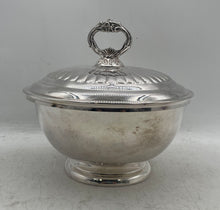 Load image into Gallery viewer, Vintage Sheridan Silver Tone Queen Anne Covered Casserole Dish Serving Bowl Lid