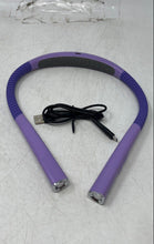 Load image into Gallery viewer, Vekkia Purple Flexible USB Rechargeable Portable Neck Reading Light Not Tested