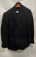 Load image into Gallery viewer, Gianfranco Ruffini Mens Black Single-Breasted Three-Button Blazer Size 42R