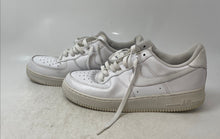 Load image into Gallery viewer, Nike Mens Air Force 1 '07 315122-111 White Leather Sneakers Shoes Size 10