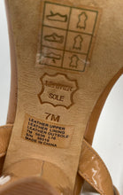 Load image into Gallery viewer, Authentic Tory Burch Womens Beige Leather Ankle Strap Sandals Sz 7M Damaged Worn