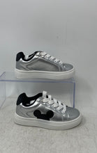 Load image into Gallery viewer, Aldi X Disney Mickey Mouse Kids Silver Low Top Lace-Up Sneaker Shoes Size 8