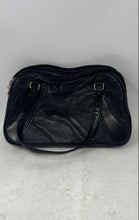 Load image into Gallery viewer, Pacali Womens Black Leather Double Strap Zipped Pocket Shoulder Handbag