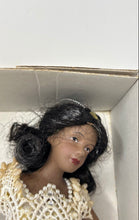 Load image into Gallery viewer, Dillard's Black Hair Trimmings Porcelain Ballerina Ballet Doll Ornament