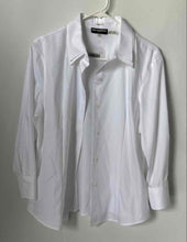 Load image into Gallery viewer, Karl Lagerfeld Womens White Cotton Long Sleeve Non-Iron Button-Up Shirt Size 14