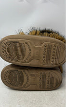 Load image into Gallery viewer, Unbranded Womens Brown Round Toe Lace-Up Mid Calf Fur Snow Boots Size 9.5