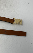 Load image into Gallery viewer, Michael Kors Mens Brown Leather Adjustable Buckle Dress Belt