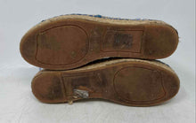 Load image into Gallery viewer, Aldo Womens Blue Beige Embroidered Slip-On Espadrille Flats Size 7.5