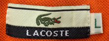 Load image into Gallery viewer, Lacoste Mens Orange Short Sleeve Collared Golf Polo Shirt Size Large
