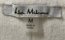 Load image into Gallery viewer, Vila Milano Womens White Boat Neck Long Sleeve Pullover Sweater Size Medium