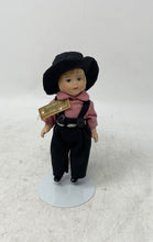 Load image into Gallery viewer, Spring Ford Ceramic Vintage Style Baby Doll Collectible With Overalls Outfit