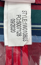 Load image into Gallery viewer, Vineyard Vines Mens Red Blue Plaid Classic Fit Tucker Button-Up Shirt Size M