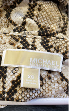 Load image into Gallery viewer, Michael Kors Womens Brown Animal Print Dress Size XS