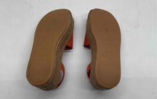 Load image into Gallery viewer, Franco Sarto Womens Sienna Orange Open Toe Ankle Strap Platform Sandals Sz 6.5M