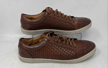 Load image into Gallery viewer, Oxford Mens Brown Leather Round Toe Lace-Up Sneaker Shoes Size 11M