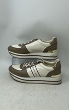 Load image into Gallery viewer, Michael Kors Womens Monique Beige White Lace-Up Sneaker Shoes Size 10M