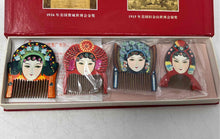 Load image into Gallery viewer, Lot Of 4 Pcs Baixiang Multicolor Handmade Painted Natural Chinese Combs In Box