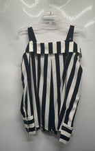 Load image into Gallery viewer, Vince Camuto Womens Black White Long Sleeve Blouse Top Size XS