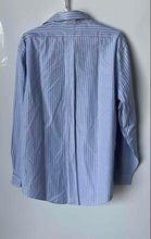Load image into Gallery viewer, Brooks Brothers Mens Blue White Striped Long Sleeve Button-Up Shirt Size L