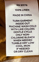 Load image into Gallery viewer, Magaschoni Womens Marigold Linen Pleated Wide-Leg Trouser Pants Size Small