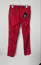 Load image into Gallery viewer, Maceoo Mens Red Pockets Straight Leg Trouser Pants Size 30 With Tag