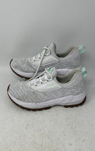 Load image into Gallery viewer, Puma Womens Venus Emboss Knit 392807-01 White Green Lace-Up Sneaker Shoes Size 6