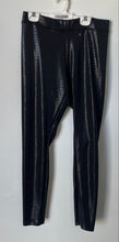 Load image into Gallery viewer, Express Womens Black Snakeskin Print Regular Fit Pull-On Ankle Leggings Size S