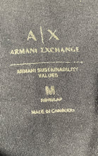 Load image into Gallery viewer, Armani Exchange Mens Blue Graphic Print Short Sleeve Pullover T-Shirt Size M