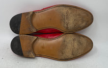 Load image into Gallery viewer, Brass Boot Mens Red Woven Leather Tassel Round Toe Oxford Shoes Size 9.5