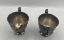 Load image into Gallery viewer, Set Of 2 Pcs Oxford Silver-Tone Vintage Style Creamer And Sugar Bowl Collectible