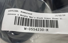 Load image into Gallery viewer, Johnston & Murphy Mens Black Leather Lace-Up Derby Dress Shoes Size 10M
