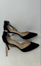 Load image into Gallery viewer, Michael Kors Womens Josephine Black Pointed Toe Ankle Strap Heels Size 11