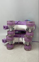 Load image into Gallery viewer, Fotoumgl Kids FO-RSG-M Purple Adjustable Strap Lace-Up Roller Skates Size 2Y-4Y