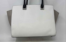 Load image into Gallery viewer, Michael Kors Womens Selma Beige Cream Leather Double Handle Satchel Bag