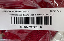 Load image into Gallery viewer, Timberland Mens Davis Square Mixed-Media A1OHG Red Leather Chukka Boots Size 8.5