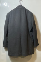 Load image into Gallery viewer, Calvin Klein Mens Gray Long Sleeve Notch Lapel Overcoat Jacket Size 46L