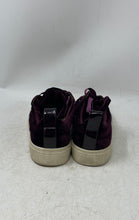 Load image into Gallery viewer, Massimo Dutti Womens Purple Velvet Lace-Up Low Top Sneakers Shoes Size EUR 38