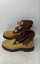 Load image into Gallery viewer, Timberland Mens Brown Leather Drawstring Closed Toe Ankle Combat Boots Size 7 M