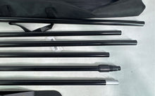 Load image into Gallery viewer, Vevor Black Adjustable Telescopic Backdrop Banner Stand With Carry Case