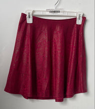 Load image into Gallery viewer, Guess Womens Red Animal Print Side Zip Stretch A-Line Skirt Size 2