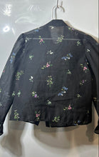Load image into Gallery viewer, H&M Womens Multicolor Floral Long Sleeve Mock Neck Ruffle Blouse Top Size 14