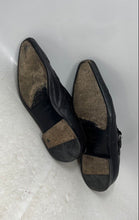 Load image into Gallery viewer, Cesare Paciotti Mens Black Leather Square Toe Monk Strap Dress Shoes Size 9