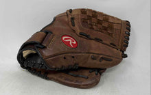 Load image into Gallery viewer, Rawlings Brown Leather Adjustable Cuff Padded Right Hand 5 Finger Baseball Glove
