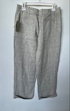 Load image into Gallery viewer, Max Studio Womens Gray Flat Front Cuffed Hem Wide-Leg Trouser Pants Sz 4 W/ Tag