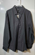 Load image into Gallery viewer, Express 1MX Mens Gray Long Sleeve Modern Fit Dress Shirt Size L With Tag